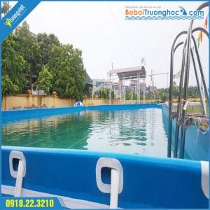 Cách xử lý khi nước bể bơi di động bị nhớt