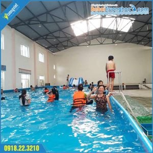 Hướng dẫn xử lý nước trong bể bơi di động