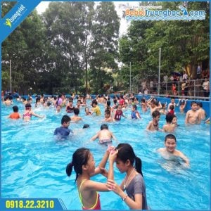 Các vấn đề liên quan đến xử lý nước bể bơi di động