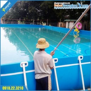 Nước bể bơi di động bị đục phải xử lý như thế nào?