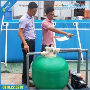 Hệ thống lọc tuần hoàn bể bơi di động