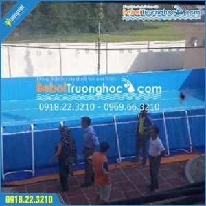 Nước bể bơi di động gây ngứa, đau mắt, đau họng và cách xử lý
