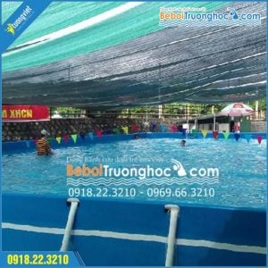 Duy trì nước bể bơi di động như thế nào?