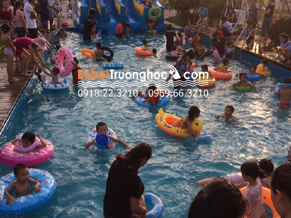 mô hình hồ bơi di động giải trí