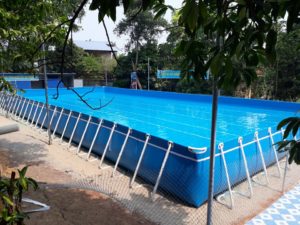 hướng dẫn đặt hàng bể bơi di động