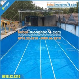 Hồ bơi lắp ghép bằng bạt tại Nhà Bè - Hồ Chí Minh