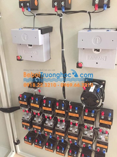 Tủ điện bể bơi di động điều khiển hệ thống lọc nước