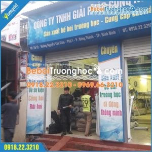 Hồ bơi lắp ghép khung kim loại tại Bến Tre