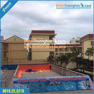 Bể bơi bằng bạt tại Cẩm Phả, Quảng Ninh