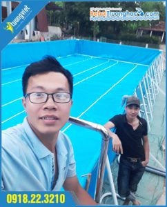 Bể bơi thông minh 45m2 (3m6 x 12m6 x 1m2)