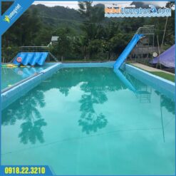 hồ bơi lót bạt